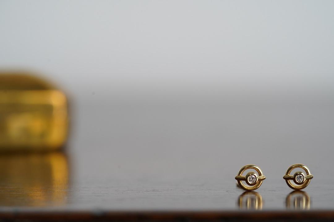 아미 라운드 귀걸이