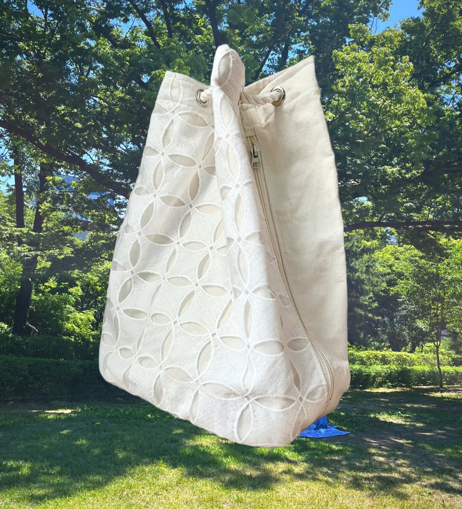 [NEWNOM]뉴놈 시스루 레이어드 스트링백 백팩