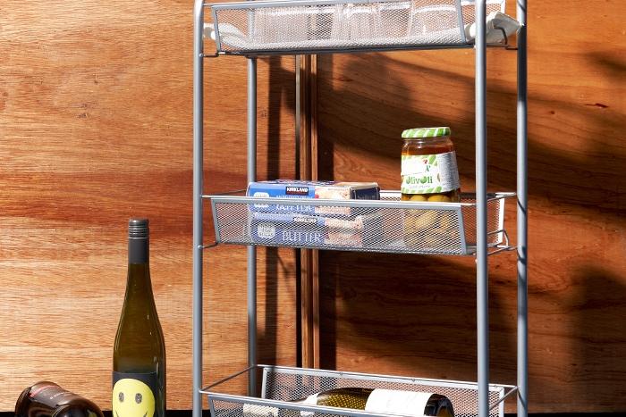 mesh 3단슬림 스탠드 선반