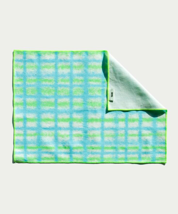 YAHN 깅엄 테이블매트 - 블루