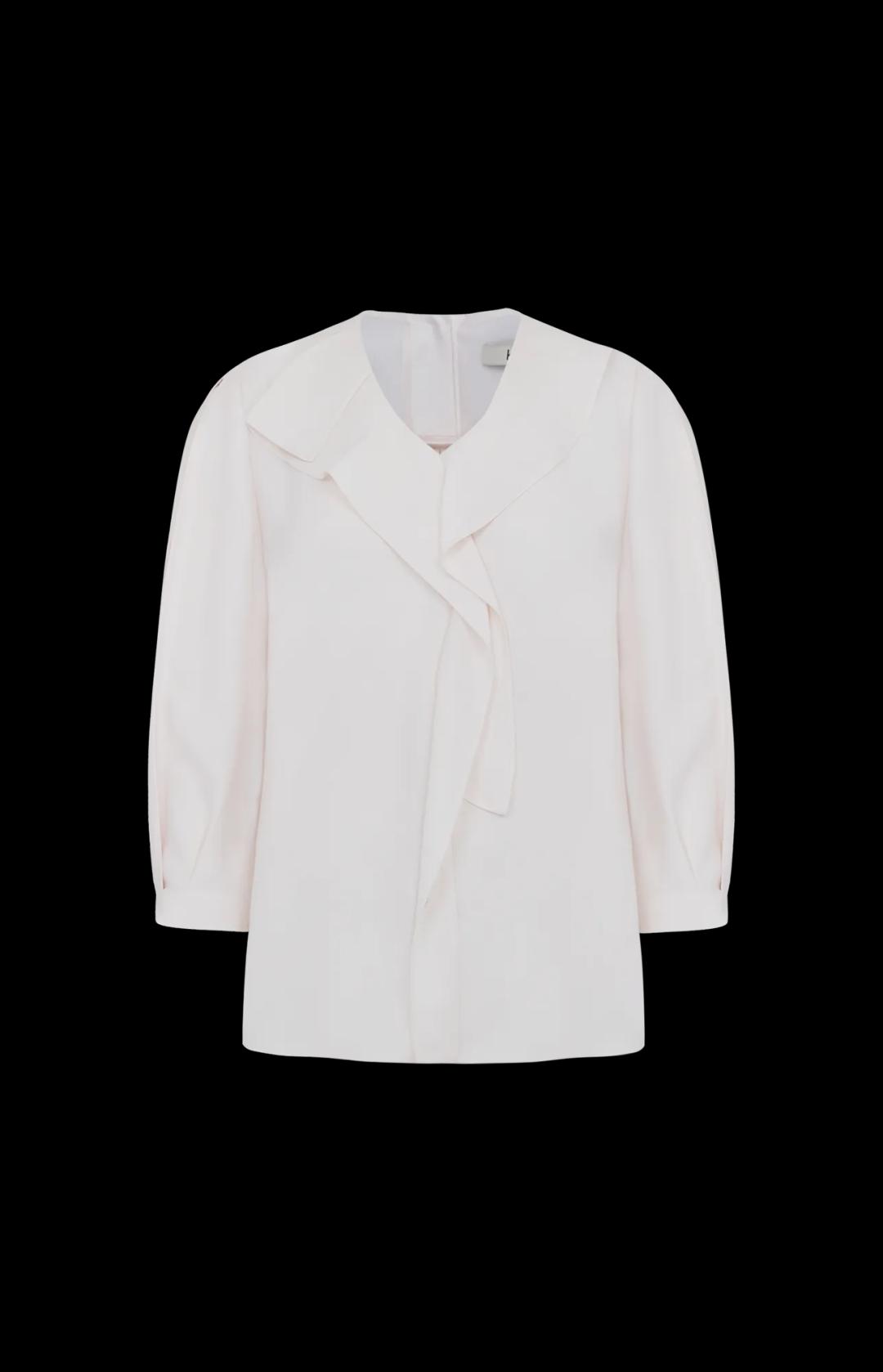 오브비 프릴넥 블라우스