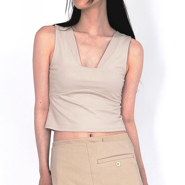 SHIRT DETAIL SKIRT [WARM GRAY]