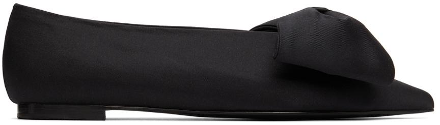 Black Monroe Ballerina Flats