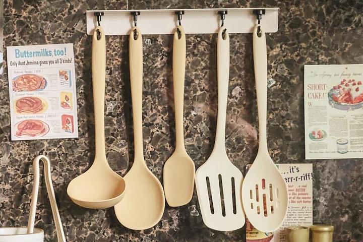 프리미엄 실리콘 주방 조리도구 5종(멀티스푼+국자+스파출라+뒤집개+건지기)