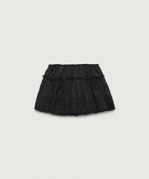 Simon Lace Ballon Skirt_Black