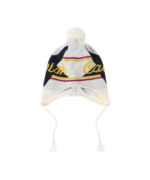 STAR EARFLAP BEANIE IVORY(CV2CFUAB62A)