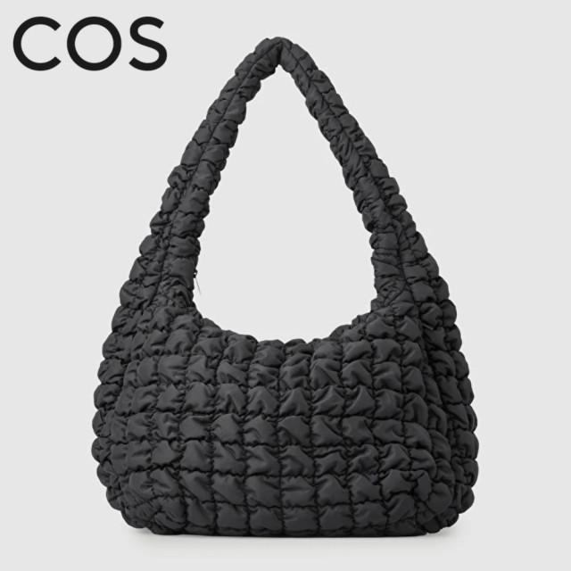 코스 구름백 퀼팅백 퀼티드 숄더백 오버사이즈 다크네이비