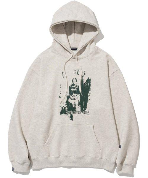 Sweet Home Pullover Hood - Light Grey