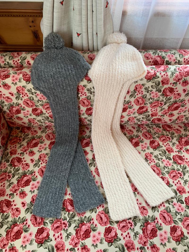 snow muffler wool hat (2color)