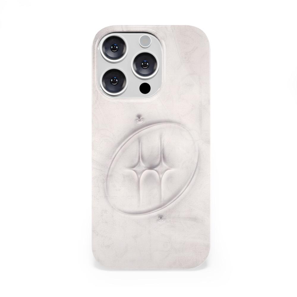grayish logo hard phone case