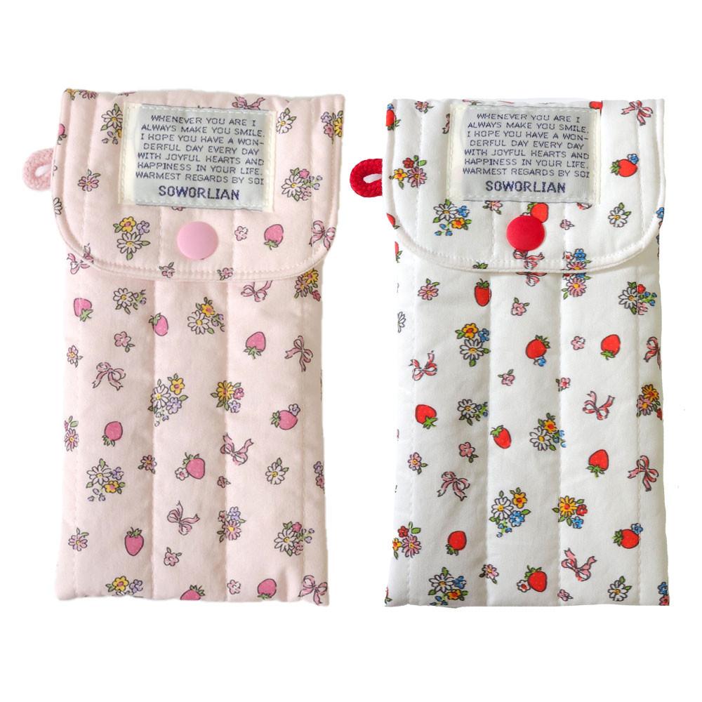 [소월리안] 똑딱필통_딸기믹스