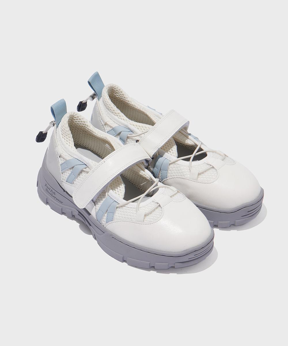 [NEW 10% | 바로배송] BRYN VELCRO SNEAKERS(MESH) - WHITE