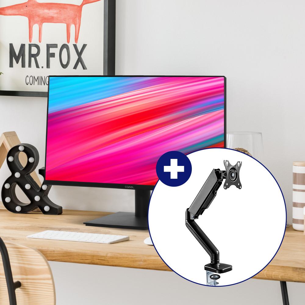 카멜 24인치모니터 CM2410V 시력보호 리얼75Hz [모니터암 증정]