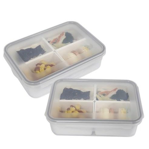 제오닉 나눔 찬통 4칸 1500ml, 2개