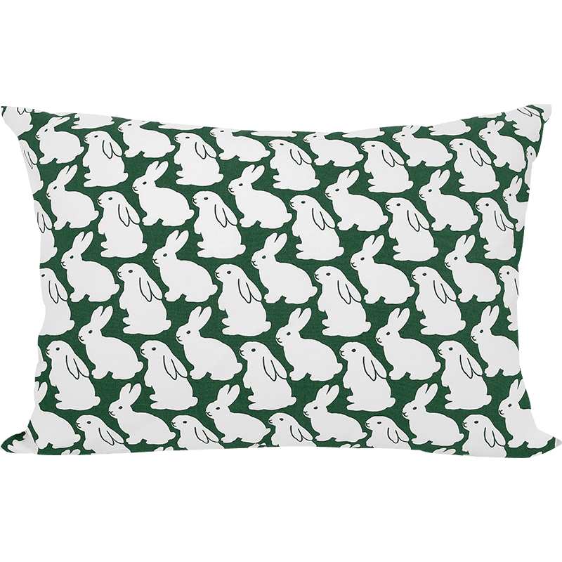 Little Green Bunnies Pillowcase