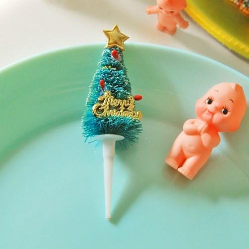 크리스마스 트리 케이크 토퍼