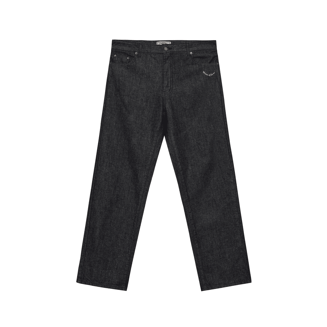 saros denim pants - Black(2)