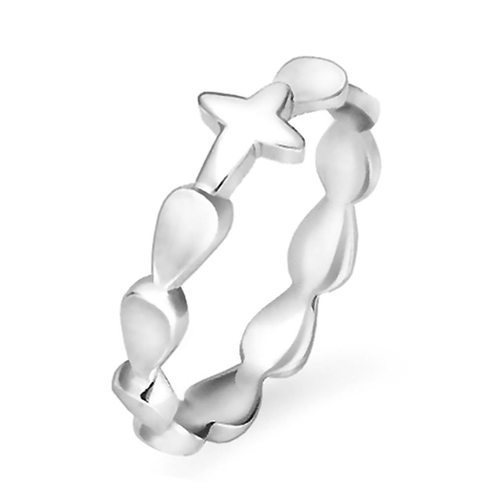 silver 스털링 모닝듀 묵주반지