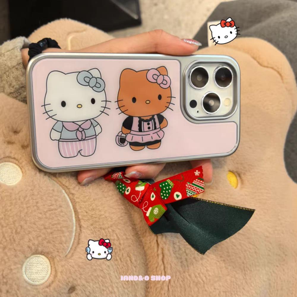 아이앤드오 Kitty Duo 실버엣지 키티케이스