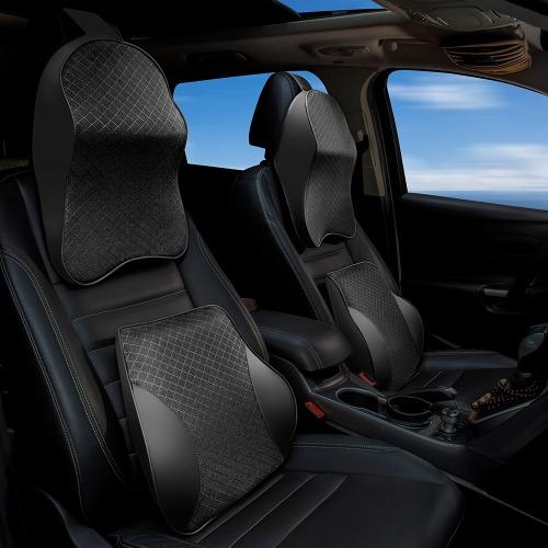 차량용 목쿠션 메모리폼 NCB1 블랙 2개(1+1)