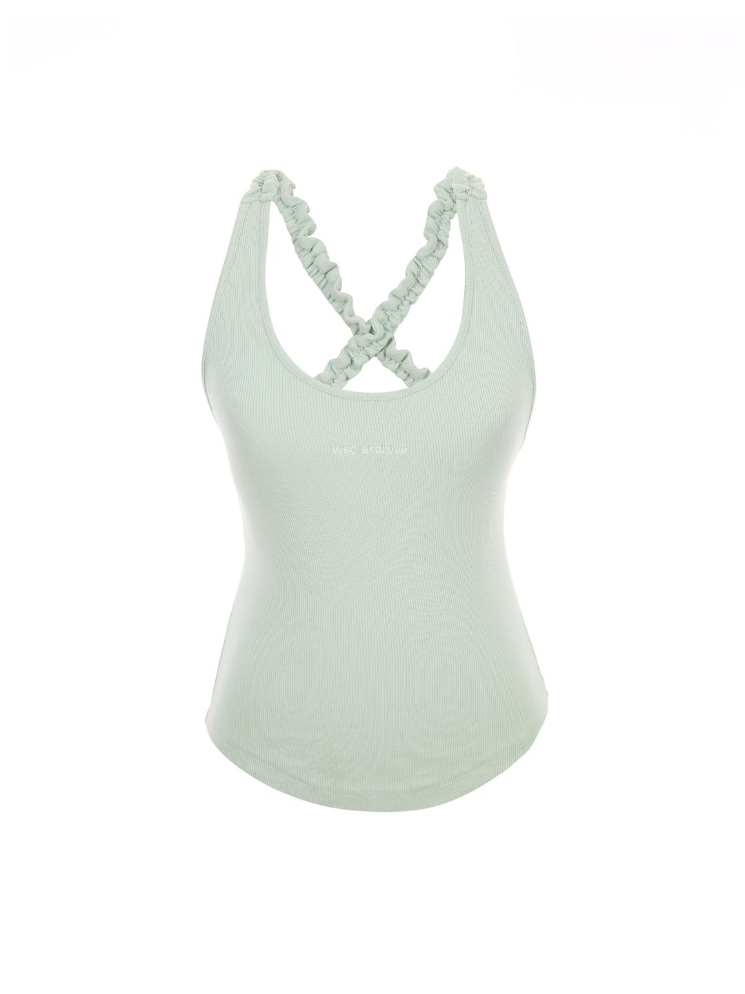 Angel shirring sleeveless 004