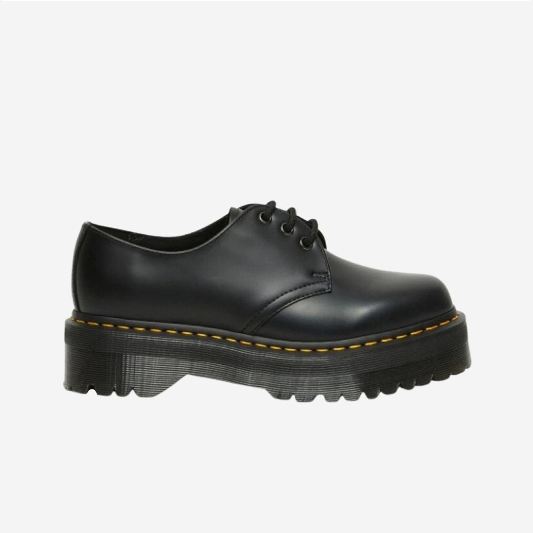Dr. Martens Women 1461 Smooth Leather Platform Black