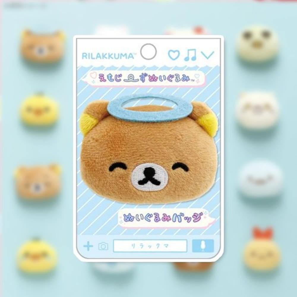 리락쿠마 마스코트 이모지 뱃지 8종 산엑스 굿즈