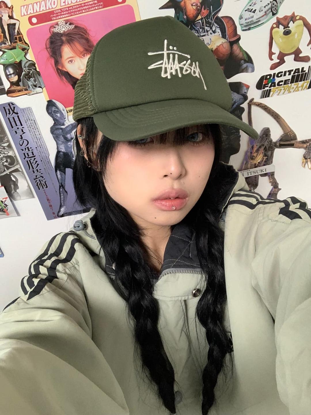 스투시 카키 메쉬캡 | 후루츠패밀리