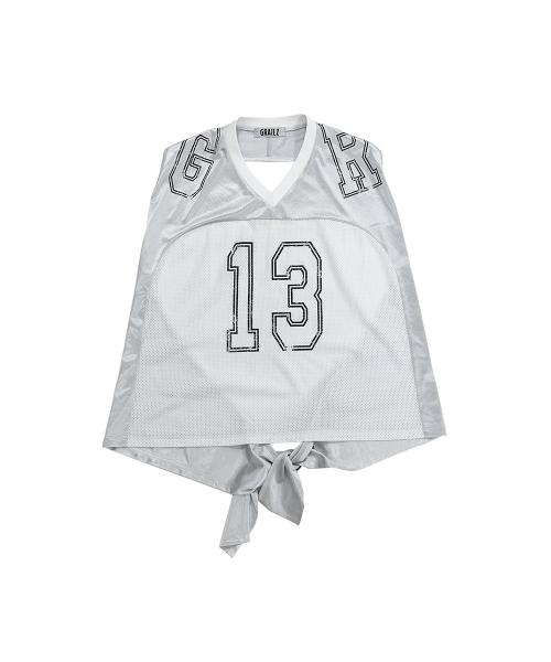 13 HALTER SLEEVELESS [SILVER]