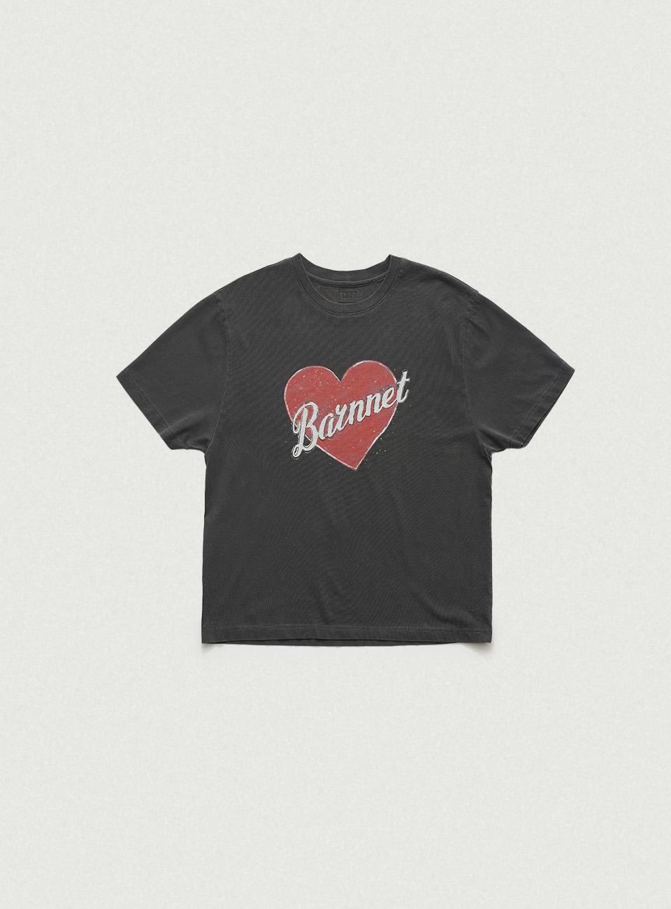 Heart Logo Pigment T-Shirt