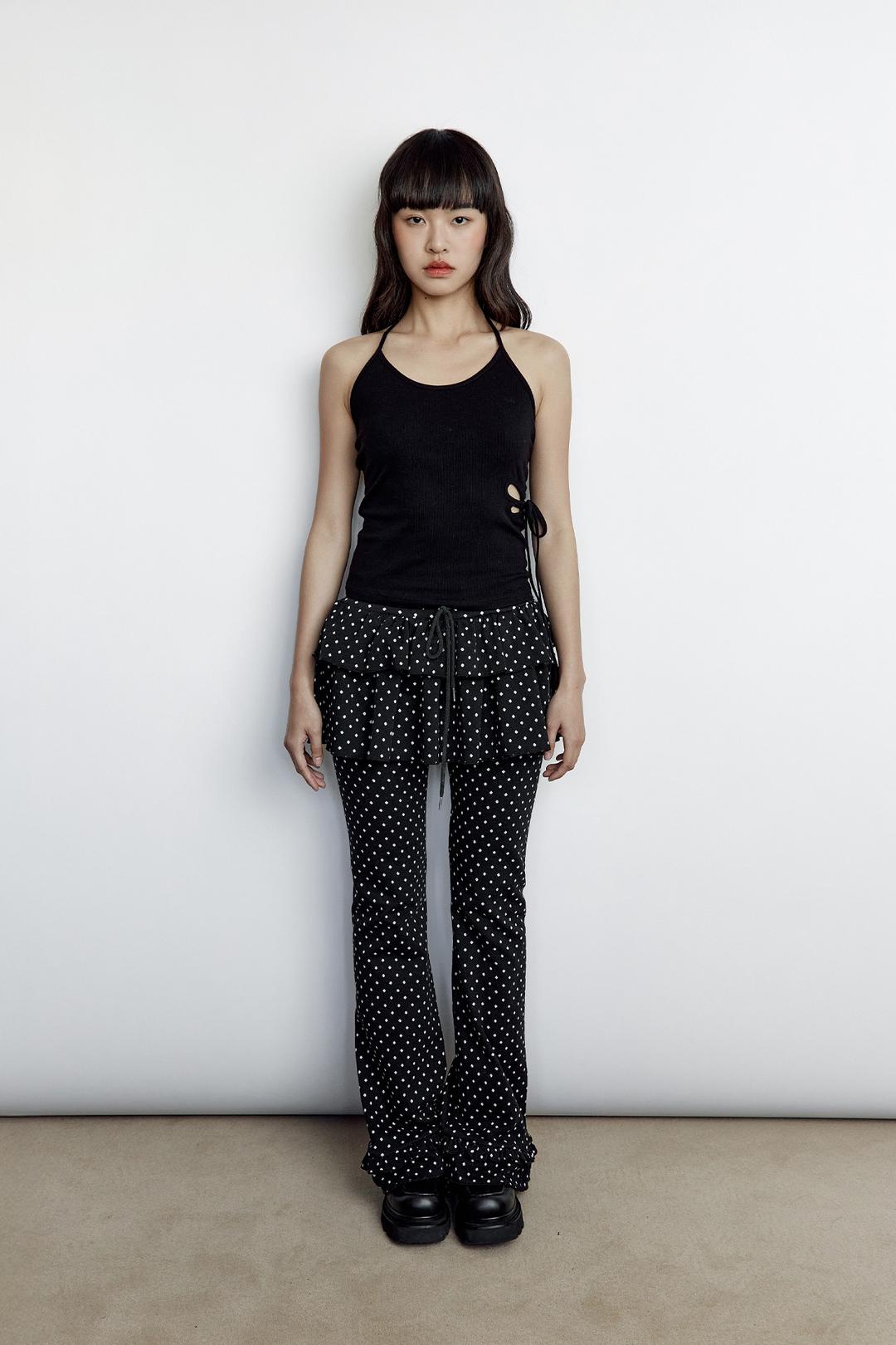 KNIT DOUBLE SKIRT PANTS DOT [pre-order 예약발송 03/11]
