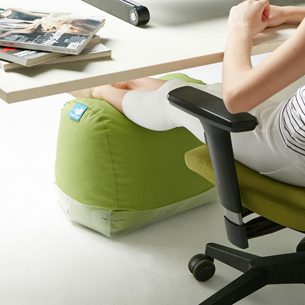 폴리몰리 빈백 에그 풋스툴 발받침대