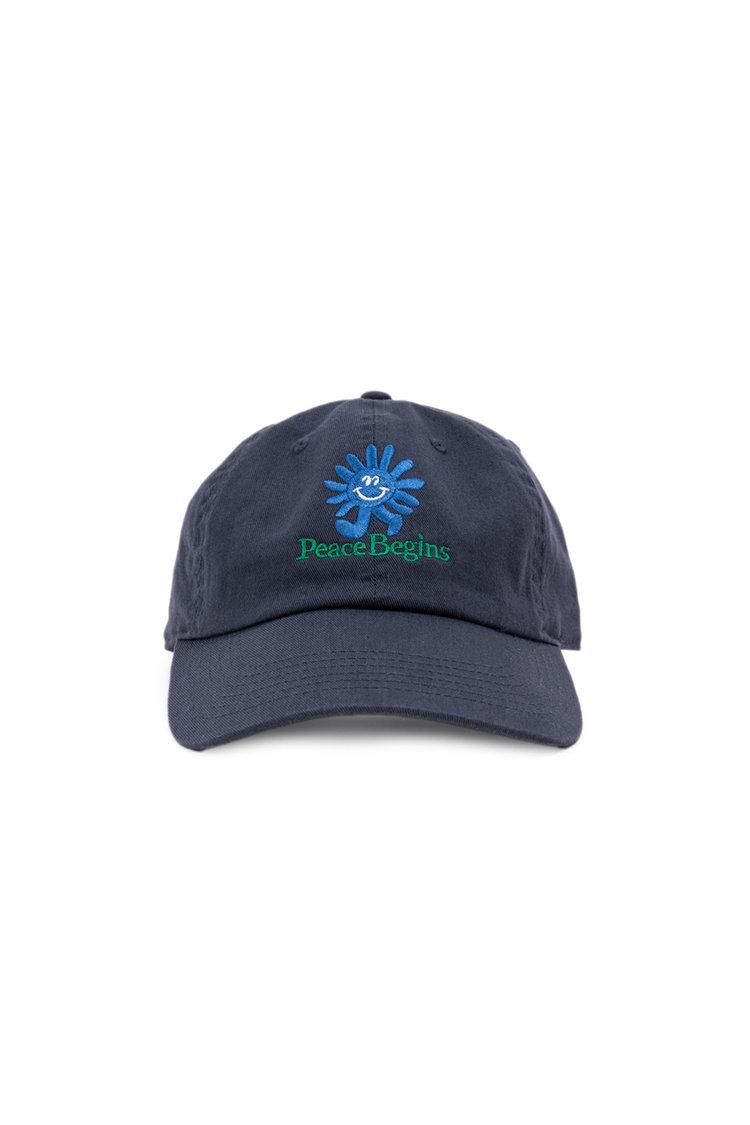 PEACE RUN WASHED CAP (SLATE)