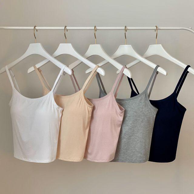 [캡내장/4col] 크롭 브라탑나시_룸톡