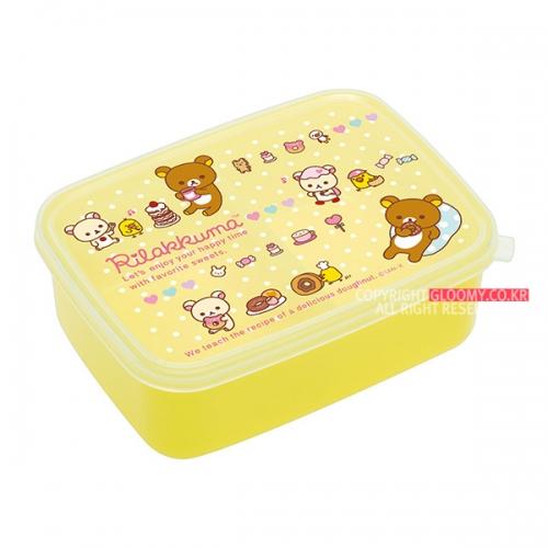 리락쿠마 1단 도시락(스위트)(일) 밀폐용기