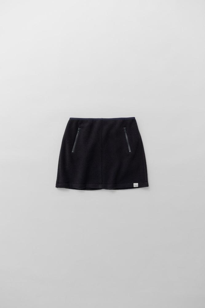 fleece skirt (charcoal)