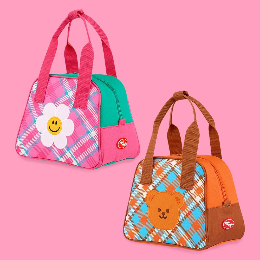 컬러 블록 보냉백