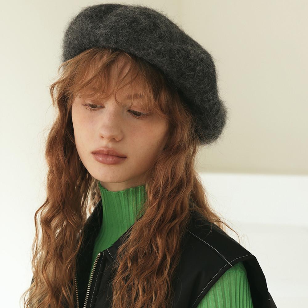 Lossy angora beret_6color