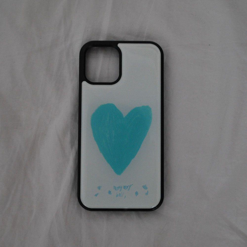 merry merry heart epoxy phone case