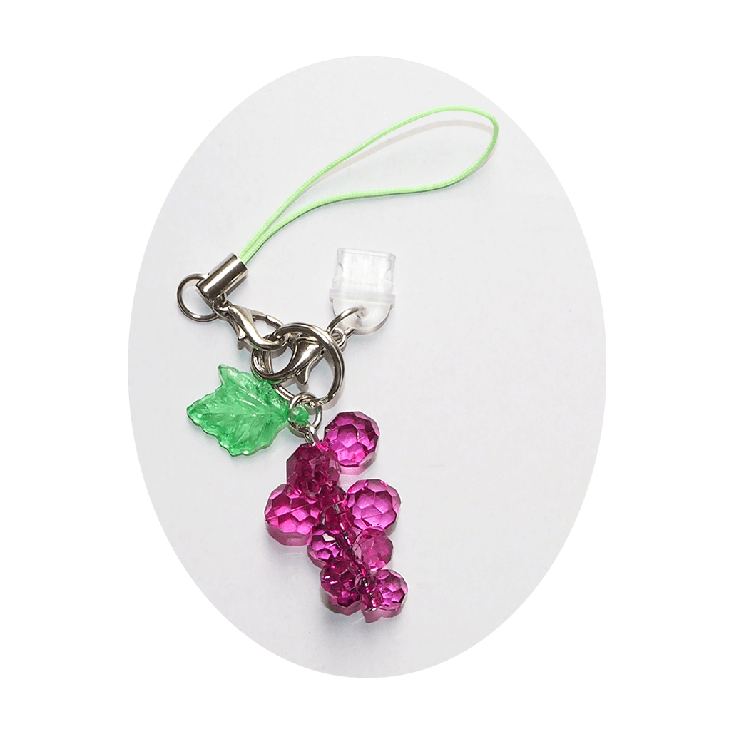 포도송이 스마트폰 키링