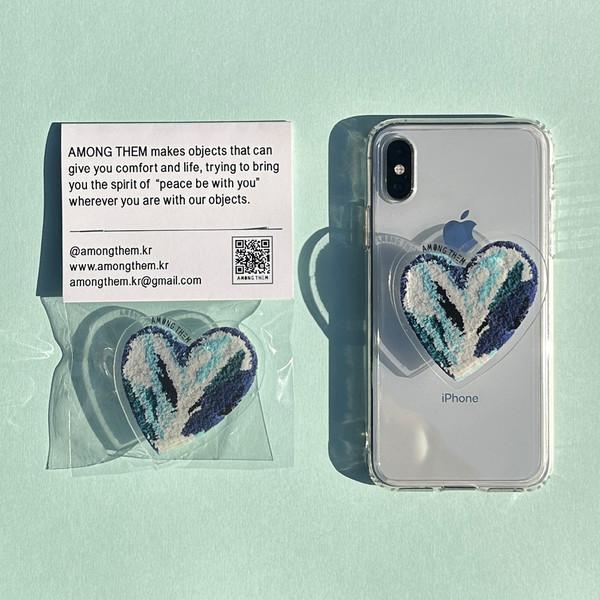 HEART GRIPTOK - BLUE MIX