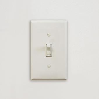 토글 빈티지 스위치 1구_Light Almond(Plain)