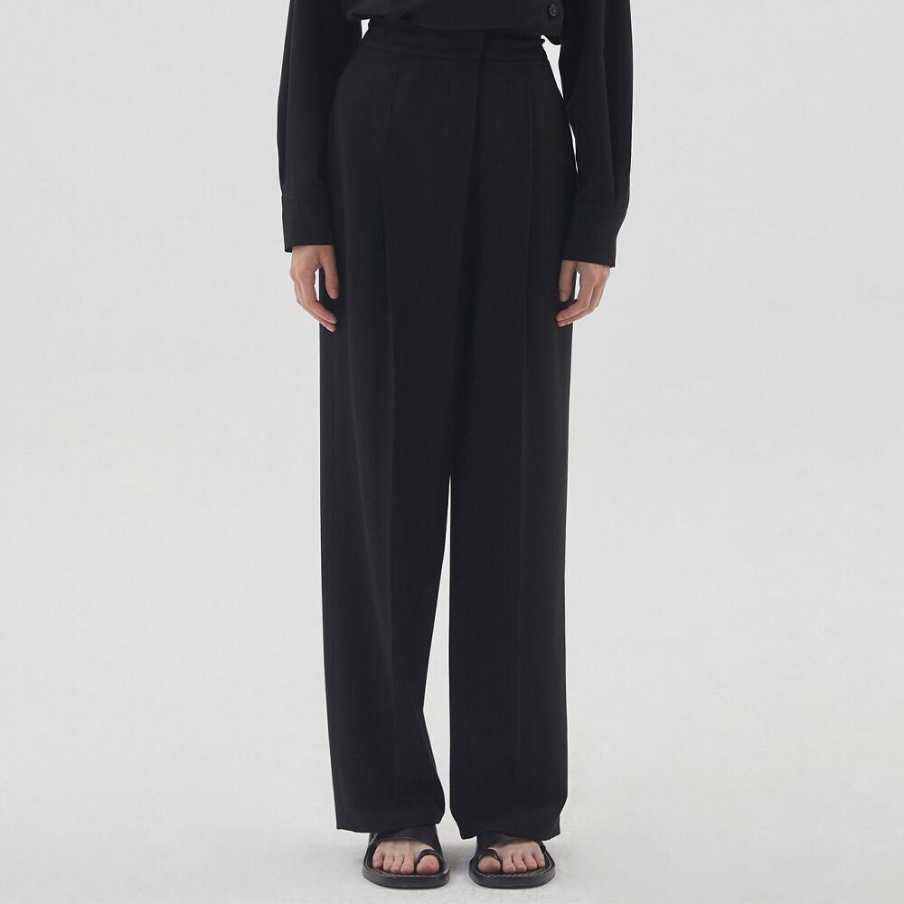 UNBALANCED WIDE PANTS_BLACK