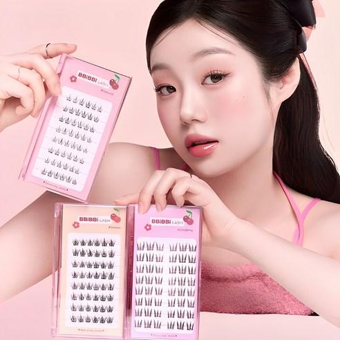 키보 노글루속눈썹 가닥속눈썹 삐삐래쉬 모음, 내추럴, 1개 - 속눈썹관리 소품 | 쿠팡