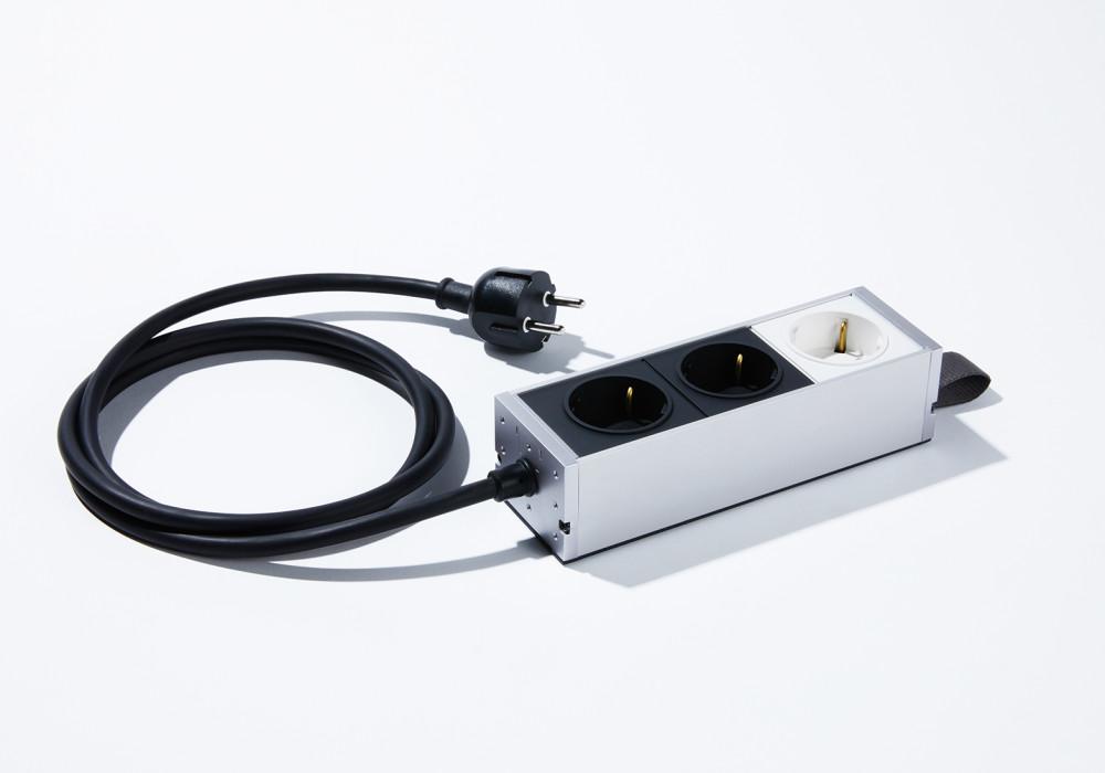 LLS YIN-YANG BLACK (3-SOCKET) 1.5m : LLS