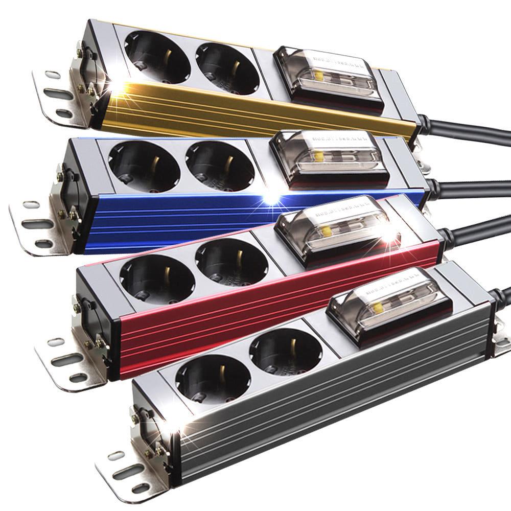 국산 누전차단 4000W 대용량 멀티 콘센트 접지 2구 1.5M 에어컨 고용량 멀티탭 