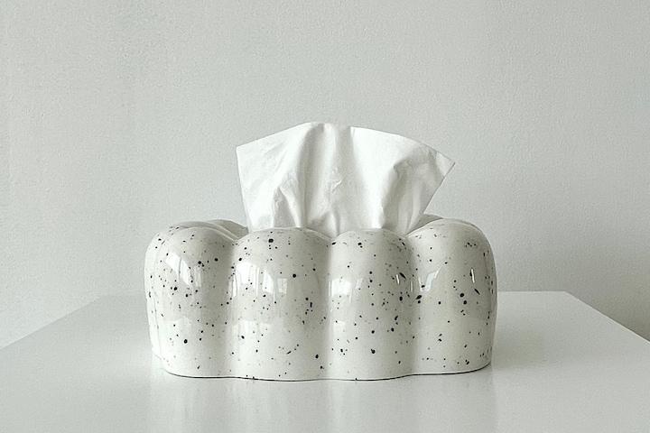 구름 티슈 케이스 4colors 각티슈 휴지 커버 세라믹 소품