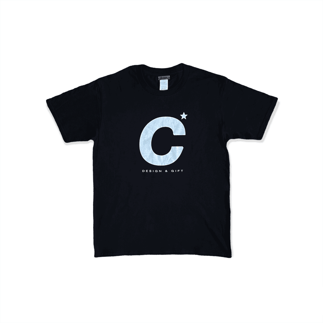 [JX] C STAR T-SHIRT (BLACK)