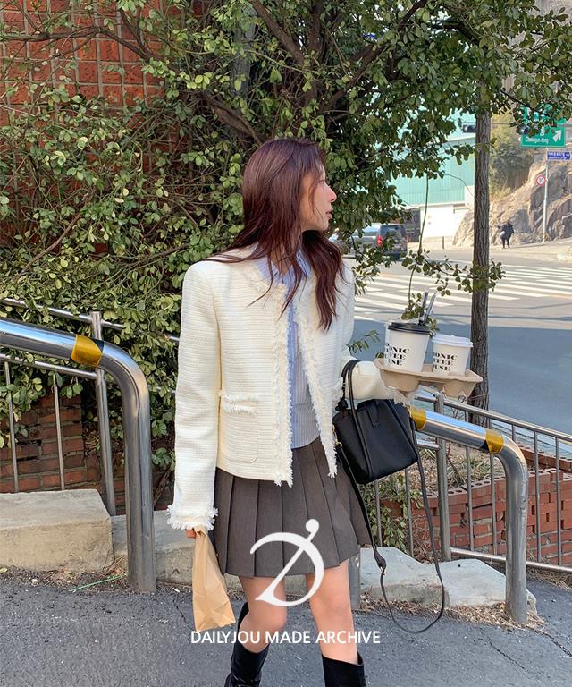 데일리쥬 [MADE] 콜레트 트위드 자켓