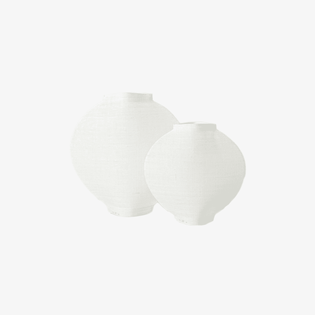 모시 달항아리 - 화이트 (2 SIZE)